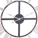 White Roman Numerals Skeleton Wall Clock by Lavishway | Wall Clocks-51645