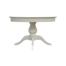 Wicklewood White Wooden Round Dining Table by Lavishway | Dining Tables-33728
