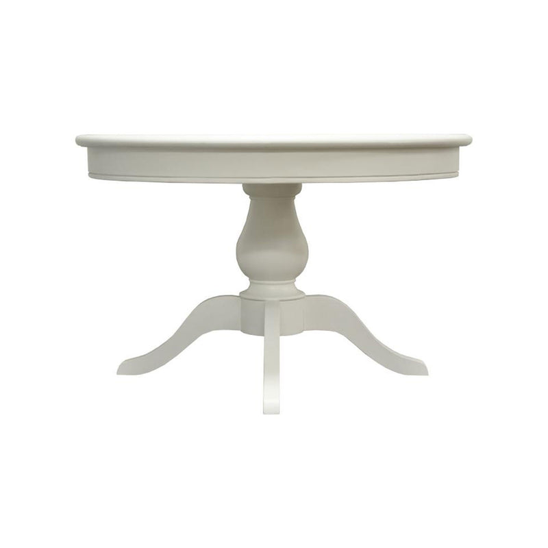 Wicklewood White Wooden Round Dining Table by Lavishway | Dining Tables-33728