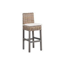 Wicklewood Wicker Bar Stool with Cushion by Lavishway | Bar Stools-33706