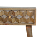 Williston 1 Cube Carved Drawer Bedside Table by Lavishway | Bedside Tables-21428