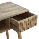 Williston 1 Cube Carved Drawers Writing Desk by Lavishway | Reclaimed Wood Desks-21376