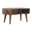 Williston 1 Drawer Rounded Coffee Table by Lavishway | Coffee Tables-21533
