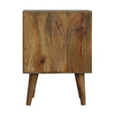 Williston 2 Cube Carved Drawers Bedside Table by Lavishway | Bedside Tables-21420