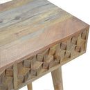 Williston 2 Cube Carved Drawers Console Table by Lavishway | Hallway Console Table-21413