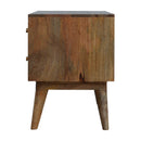 Williston 2 Cube Carved Drawers Media Unit by Lavishway | TV Units Cabinets-21398