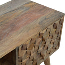 Williston 2 Cube Carved Drawers Media Unit by Lavishway | TV Units Cabinets-21396