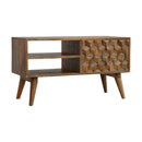 Williston 2 Cube Carved Drawers Media Unit by Lavishway | TV Units Cabinets-21391