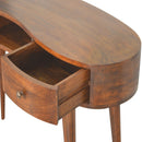 Williston 2 Drawers Rounded Writing Desk by Lavishway | Reclaimed Wood Desks-21468