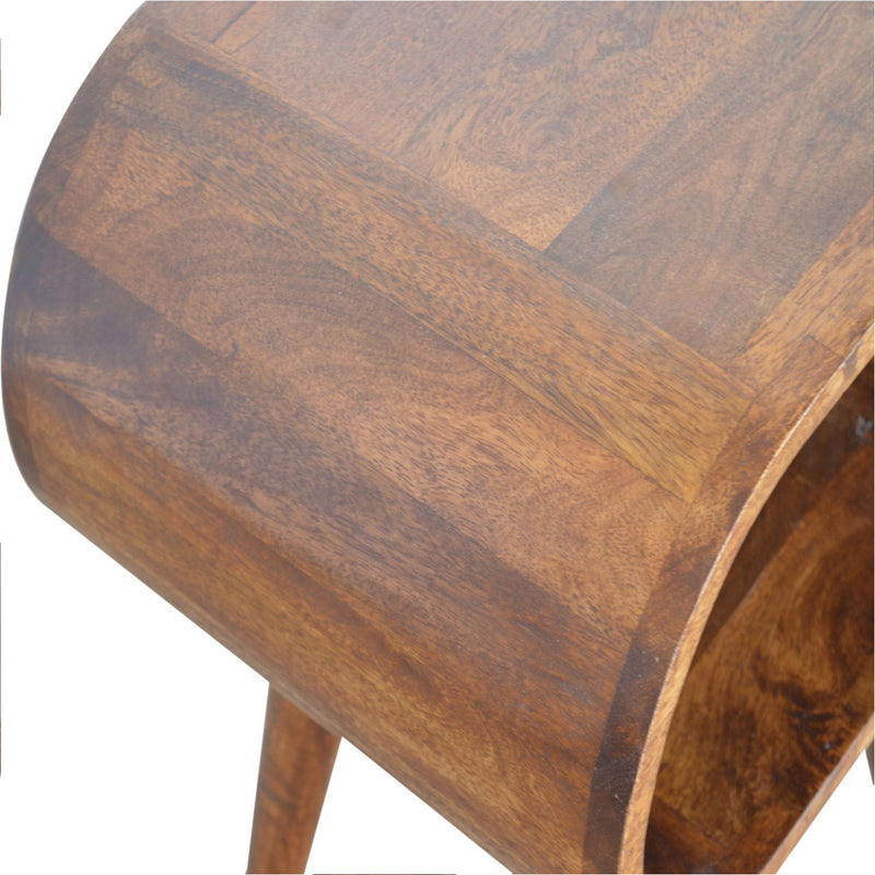 Williston Circular Open Bedside Table by Lavishway | Bedside Tables-21913
