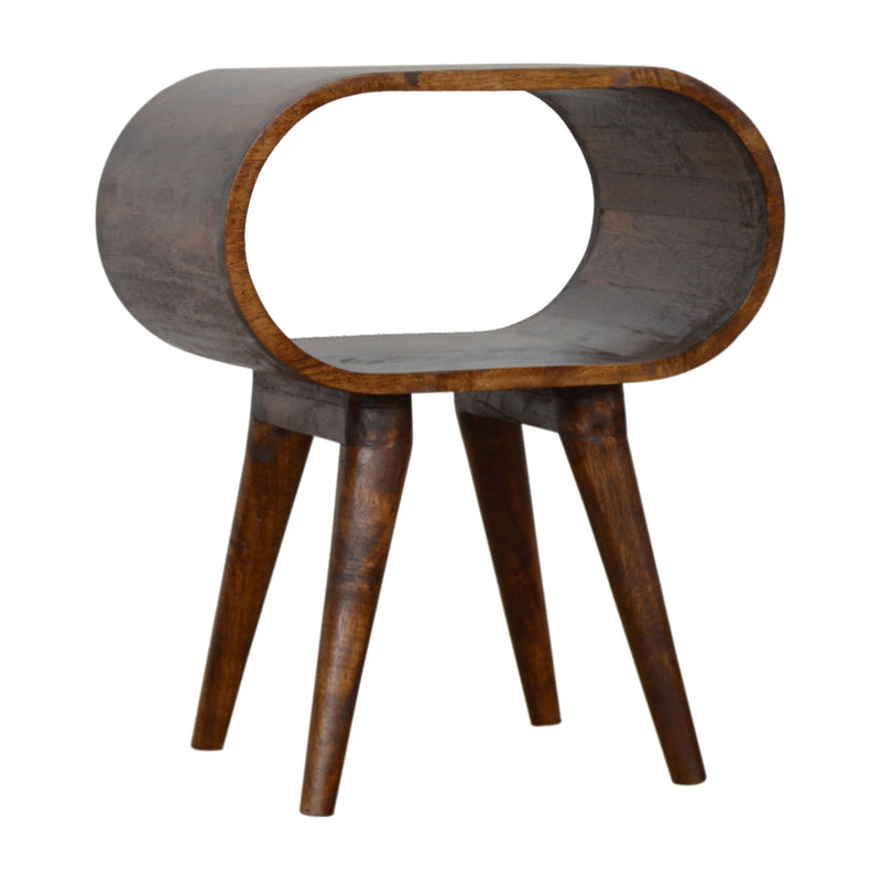 Williston Circular Open Bedside Table by Lavishway | Bedside Tables-21909