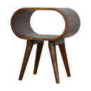 Williston Circular Open Bedside Table by Lavishway | Bedside Tables-21911