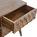 Williston Cube Carved Media Unit by Lavishway | TV Units Cabinets-21890