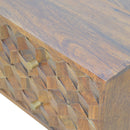 Williston Cube Carved Media Unit by Lavishway | TV Units Cabinets-21889