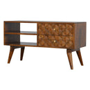 Williston Diamond Carved Media Unit by Lavishway | TV Units Cabinets-21792