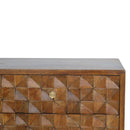 Williston Diamond Carved Media Unit by Lavishway | TV Units Cabinets-21796