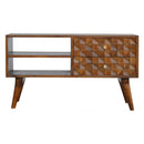 Williston Diamond Carved Media Unit by Lavishway | TV Units Cabinets-21791