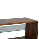Williston Glass Shelf Media Unit by Lavishway | TV Units Cabinets-21735