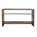 Williston Glass Shelf Media Unit by Lavishway | TV Units Cabinets-21733