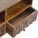 Williston Pineapple Carved Media Unit by Lavishway | TV Units Cabinets-21623