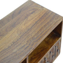 Williston Pineapple Carved Media Unit by Lavishway | TV Units Cabinets-21625