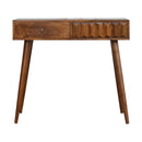 Williston Prism Chestnut Console Table by Lavishway | Hallway Console Table-21588