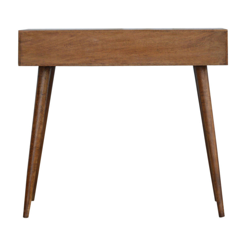 Williston Prism Chestnut Console Table by Lavishway | Hallway Console Table-21589
