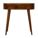 Williston Rounded Chestnut Console Table by Lavishway | Hallway Console Table-21487