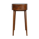 Williston Rounded Chestnut Console Table by Lavishway | Hallway Console Table-21489