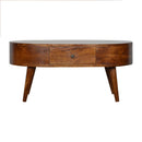 Williston Rounded Unique Coffee Table by Lavishway | Coffee Tables-21541