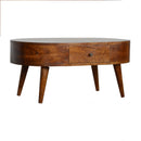 Williston Rounded Unique Coffee Table by Lavishway | Coffee Tables-21540
