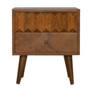 Williston Solid Wood Prism Bedside Table by Lavishway | Bedside Tables-21603