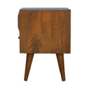 Williston Solid Wood Prism Bedside Table by Lavishway | Bedside Tables-21609