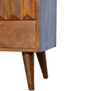 Williston Solid Wood Prism Bedside Table by Lavishway | Bedside Tables-21605