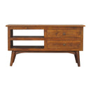 Williston Solid Wood 2 Drawer TV Unit by Lavishway | TV Units Cabinets-21633