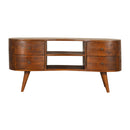 Williston Unique Curved Media Unit by Lavishway | TV Units Cabinets-21510