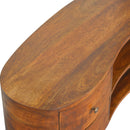 Williston Unique Curved Media Unit by Lavishway | TV Units Cabinets-21512