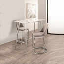 Wilton Velvet Bar Stool in Pair by Lavishway | Bar Stools-23558