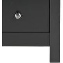 Florence Black Bedside Cabinet by Lavishway | Bedside Tables-45519