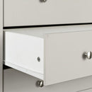 Florence Soft Grey Wooden Chest of Drawers by Lavishway | Chest Of Drawers-45478