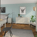 Florence  Soft Grey Bedside Cabinet by Lavishway | Bedside Tables-45509