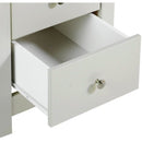 Florence  Soft Grey Bedside Cabinet by Lavishway | Bedside Tables-45511