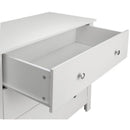Florence White Wooden 3 Drawers Chest by Lavishway | Chest Of Drawers-45504