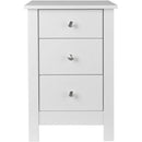 Florence White Bedside Cabinet by Lavishway | Bedside Tables-45520