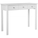 Florence White 3 Drawers Dressing Table by Lavishway | Dressing Tables-45472