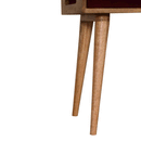 Seconique Upholstered Wine Red Footstool by Lavishway | Footstool-51915