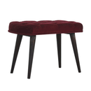 Seconique Wine Red Velvet Nordic Style Bench by Lavishway | Benches & Storage Benches-51841