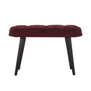 Seconique Wine Red Velvet Hallway Bench by Lavishway | Benches & Storage Benches-51820