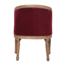 Seconique Wine Red Velvet Occasional Chair by Lavishway | Armchairs-51813