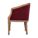 Seconique Wine Red Velvet Occasional Chair by Lavishway | Armchairs-51814